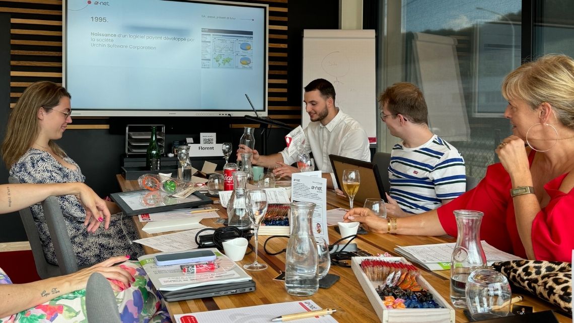 Réunion e-net avec Florent GEUENICH